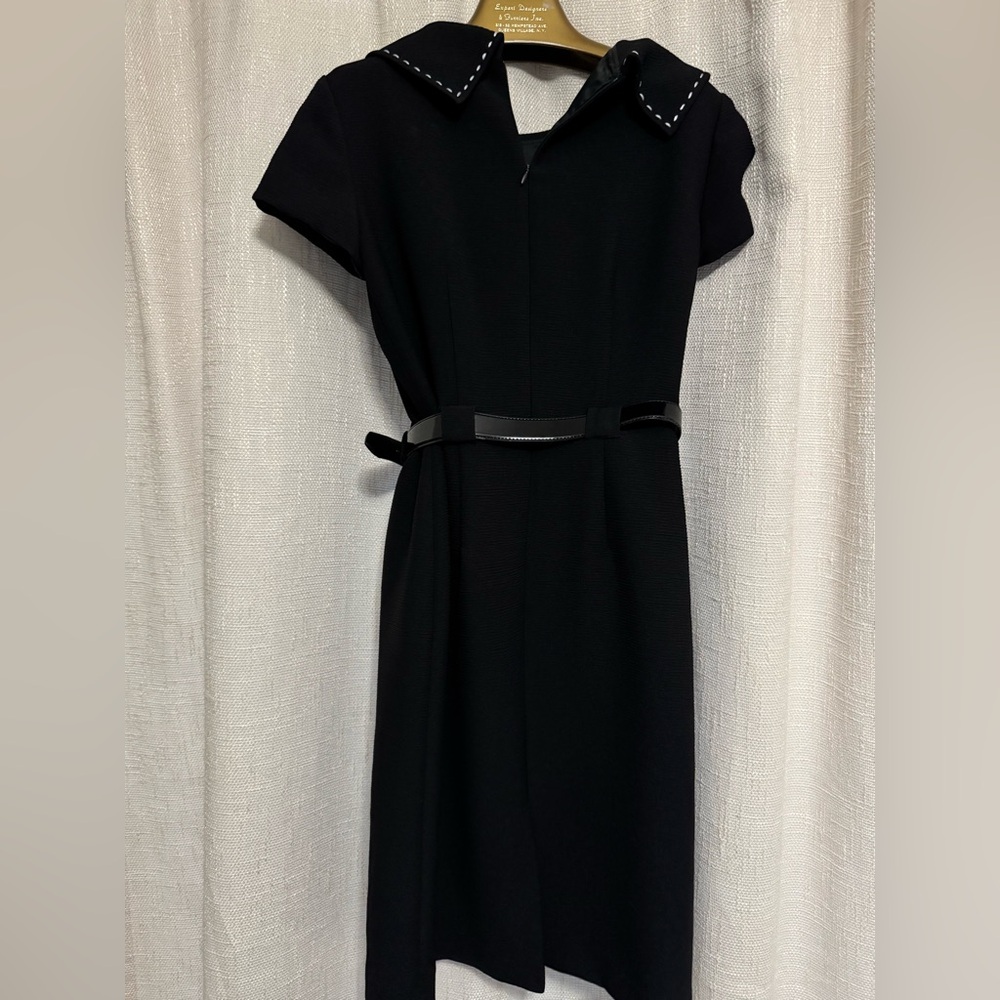 Chic Black Midi Dress - Picture 4 of 4